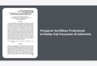 Pengaruh Sertifikasi Profesional terhadap Gaji Karyawan di Indonesia
