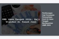 Perhitungan Gaji Karyawan Perusahaan Kecil di Jawa Tengah Berdasarkan UMR 2024