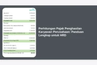 Perhitungan Pajak Penghasilan Karyawan Perusahaan: Panduan Lengkap untuk HRD