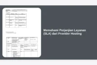 Memahami Perjanjian Layanan (SLA) dari Provider Hosting