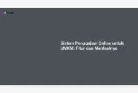 Sistem Penggajian Online untuk UMKM: Fitur dan Manfaatnya